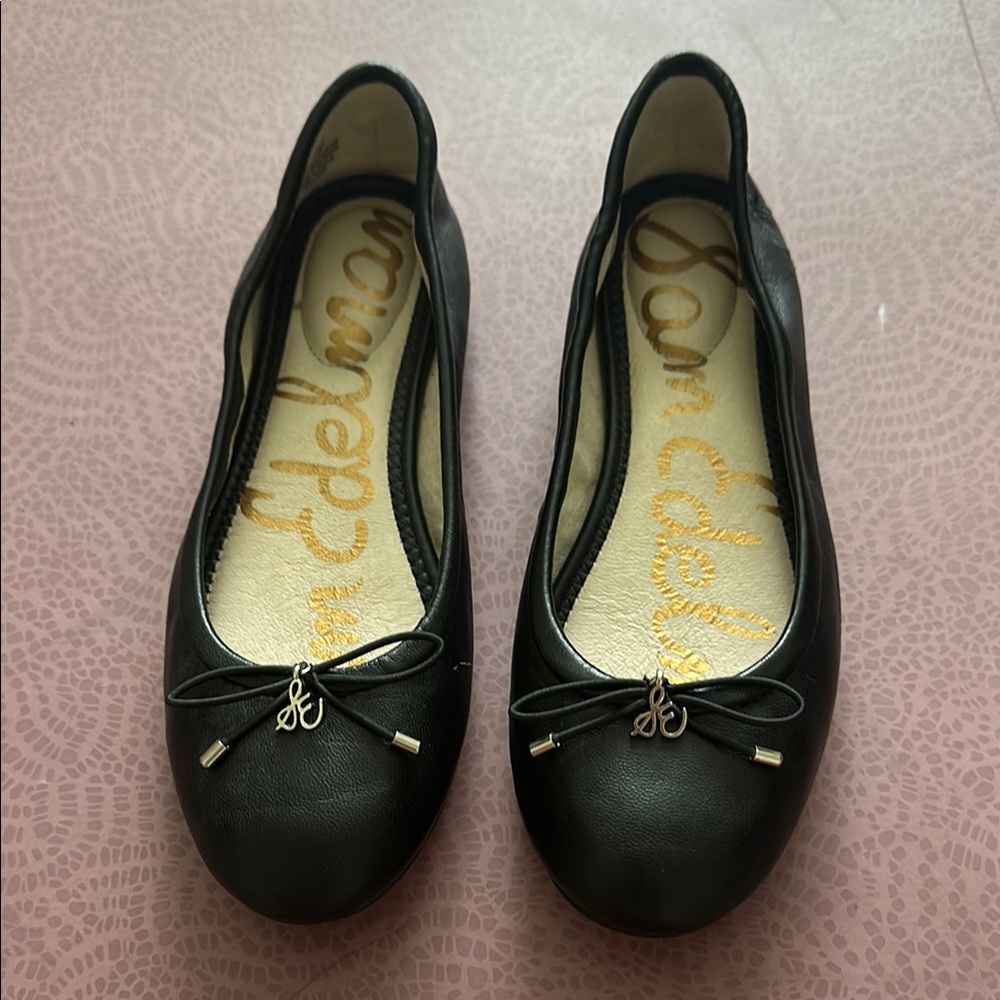 Sam Edelman Women’s Felicia Flats, Black, 5M